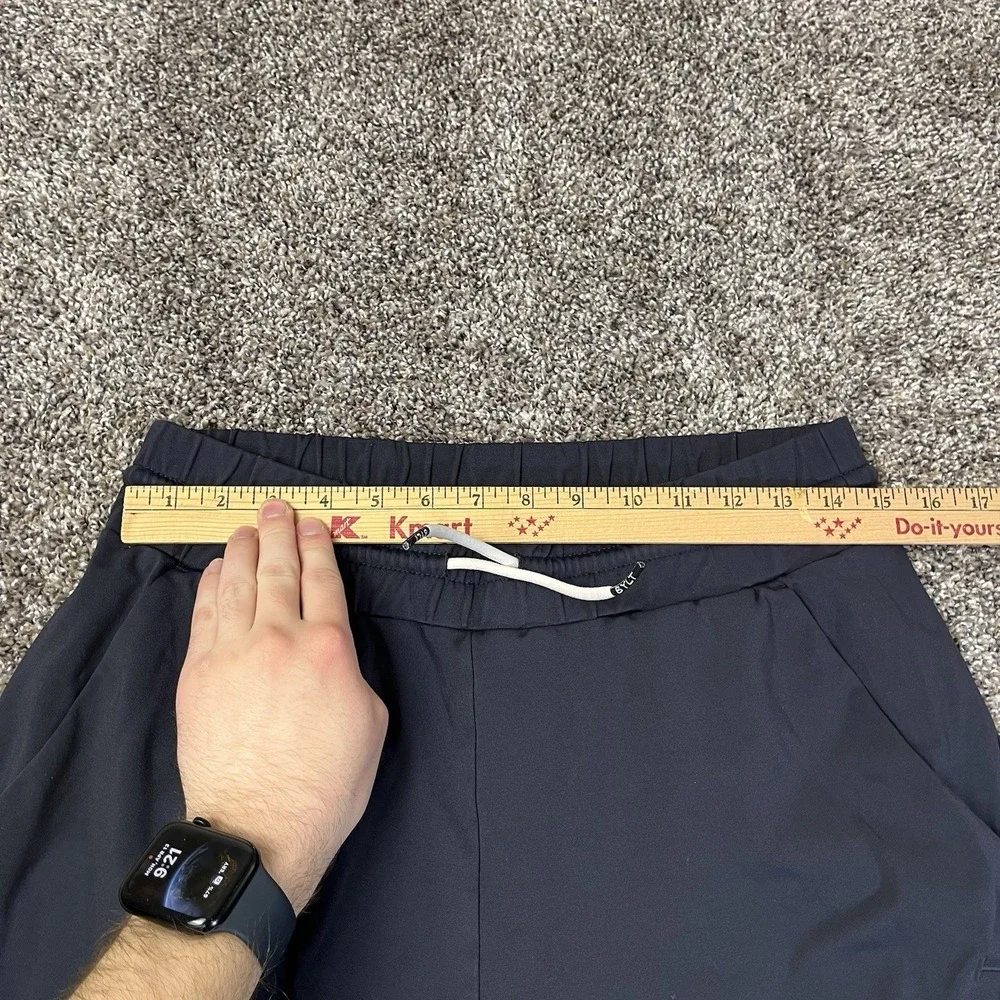 Bylt Active Jogger Pants Men Size M Navy Blue Drawstring Athleisure Athletic Gym